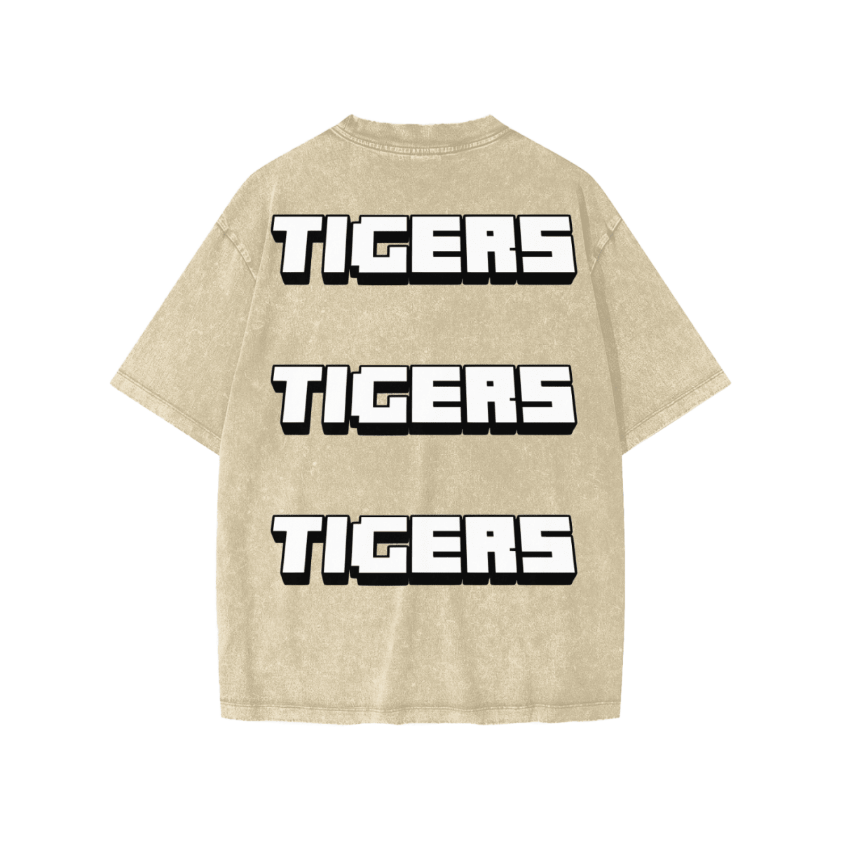 Pixel Tiger Snow Washed Kids' Tee - Slayground