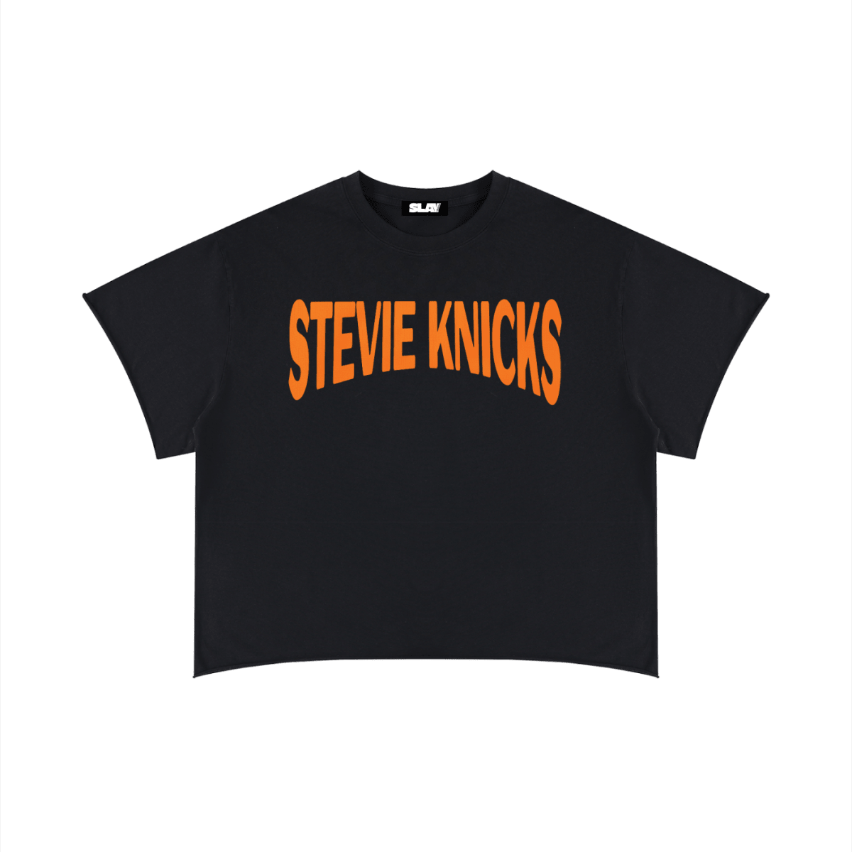 Stevie Knicks Boxy Raw Edge T-Shirt - Slayground