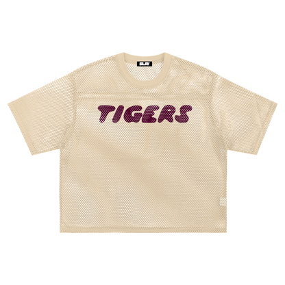 Tan Tigers Boxy Jersey Tee