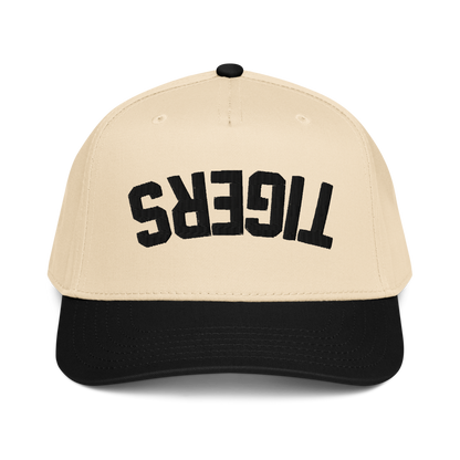 TIGERS - Upside Down Black & Cream Two-Tone Baseball Cap