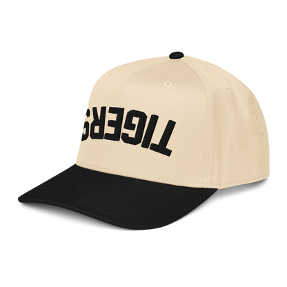 TIGERS - Upside Down Black & Cream Two-Tone Baseball Cap