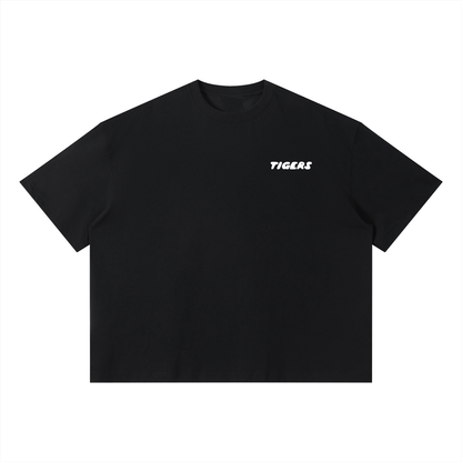 Tigers Boxy T-Shirt - White Text