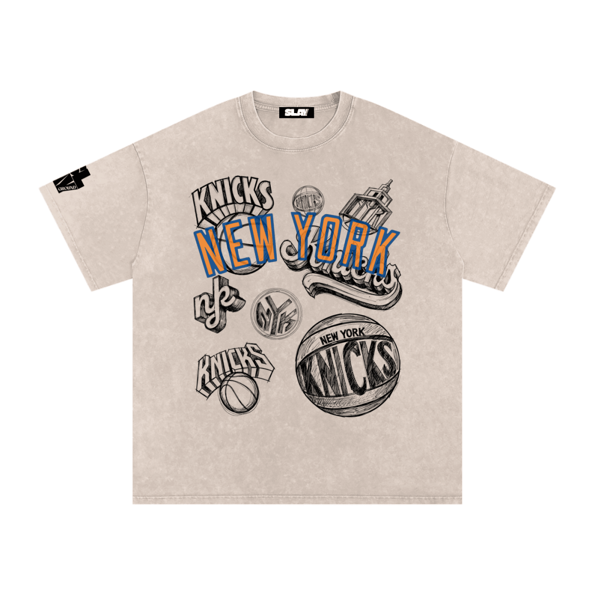 LGK Snow Washed Oversized T-Shirt - Slayground