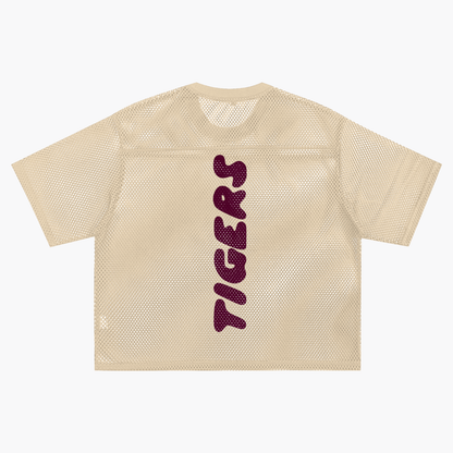 Tan Tigers Boxy Jersey Tee