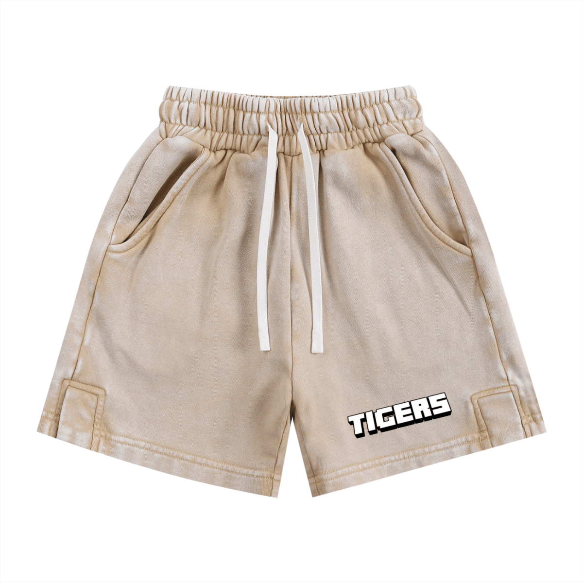 Pixel Tiger Snow Washed Kids' Shorts - Slayground