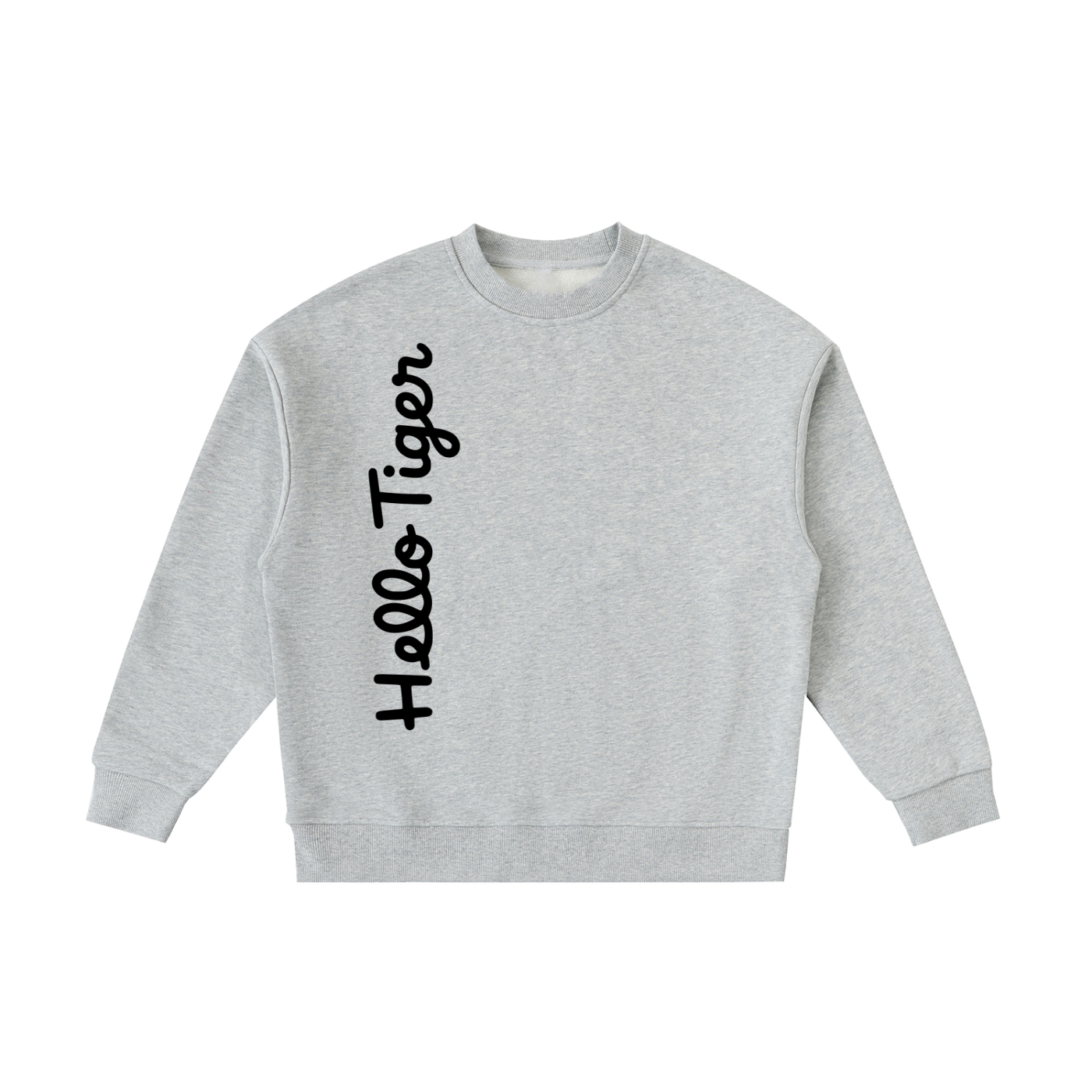 Kawaii Tiger Fleece Kids' Crewneck Sweatshirt