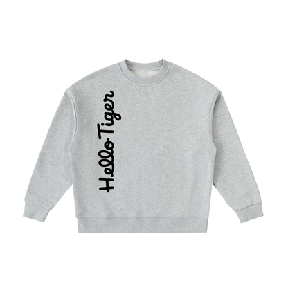 Kawaii Tiger Fleece Kids' Crewneck Sweatshirt