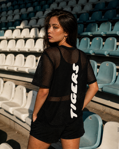 Black Tigers Boxy Jersey Tee