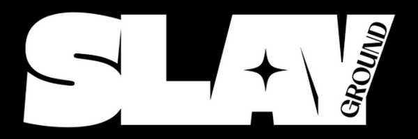Bold streetwear logo with white block letters, star accent, and stylish typography on black background.