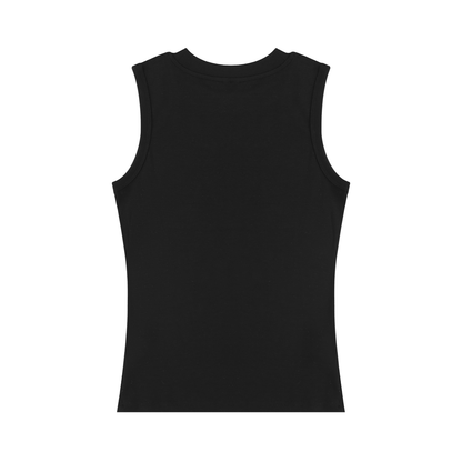 Tigers Women’s Black Tank / White Text