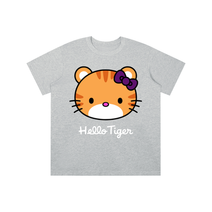 Kawaii Tiger Kids' Drop Shoulder Tee