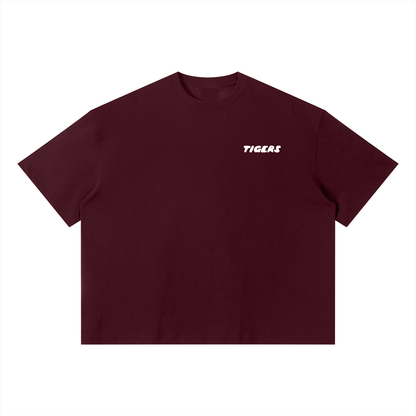 Tigers Boxy T-Shirt - White Text