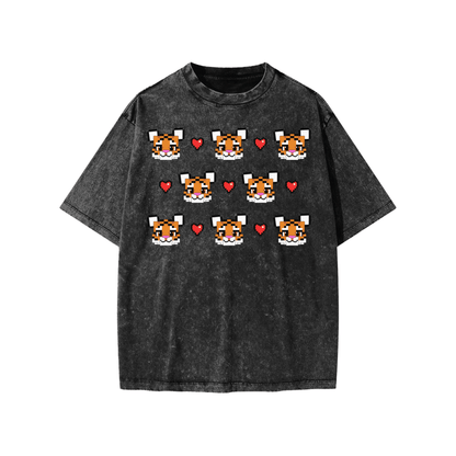 Coquette Pixel Tiger Kids' Tee - Slayground