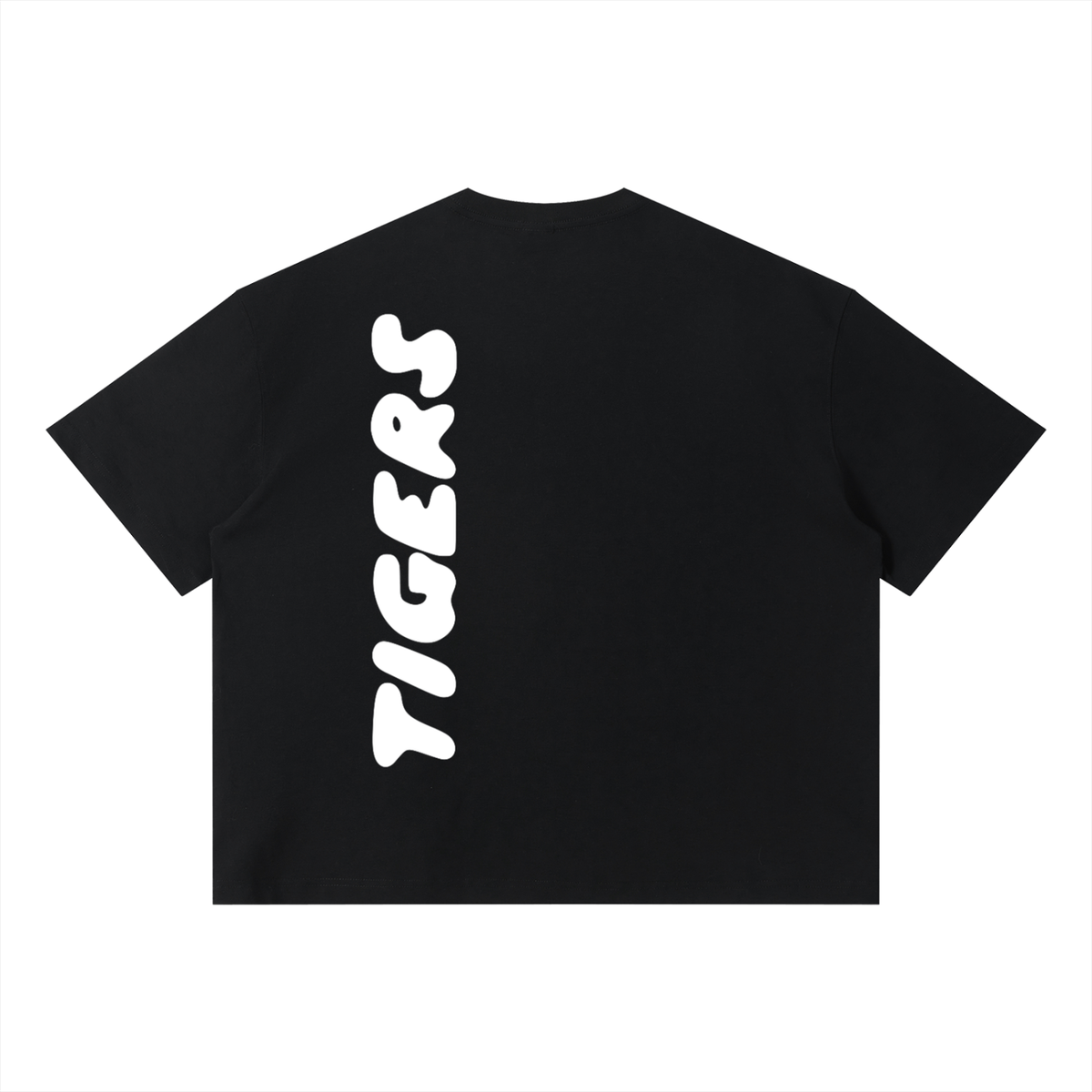 Tigers Boxy T-Shirt - White Text