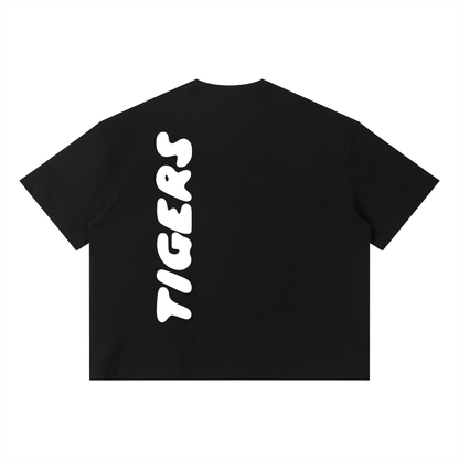 Tigers Boxy T-Shirt - White Text